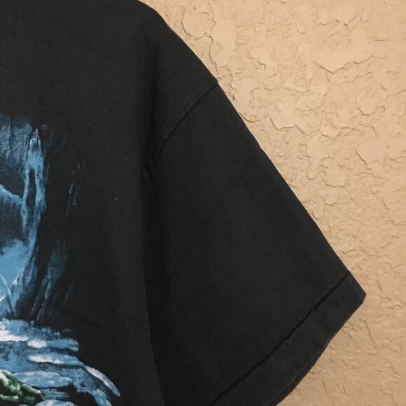 Budweiser Iguana Beer We Could've Been Huge T-Shirt Large (XL Tag) Faded Black - Picture 2 of 7